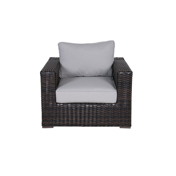 Red Barrel Studio® Woodham Wicker Outdoor Lounge Chair Wayfair
